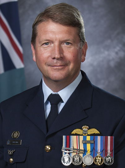 Official portrait of Air Commodore Anthony Bull
