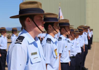 Cadets on parade