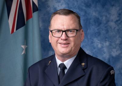 Commander AAFC Stephen Johns portrait