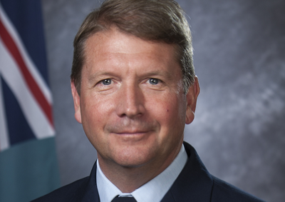 Official portrait of Air Commodore Anthony Bull