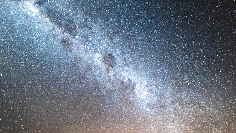A photo of the night sky