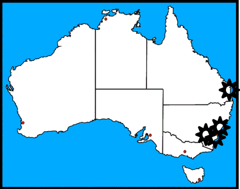 BDA activity map