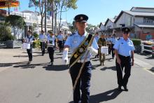 Band on parade