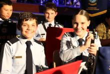 Cadets in band