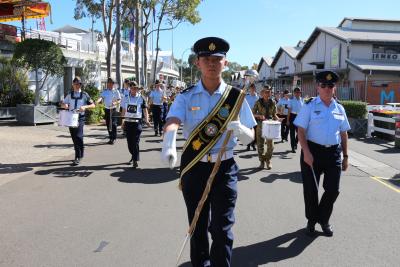 Band on parade