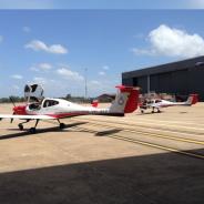 EFTS DA40 aircraft